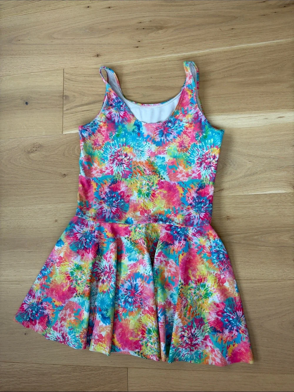 Girls swimsuit with attached skirt (TWO!)
